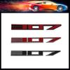 3D Premium 307 for Car Hood Fender Trunk Tail Rear Bonnet Nameplate Decal Emblem Badge Sticker