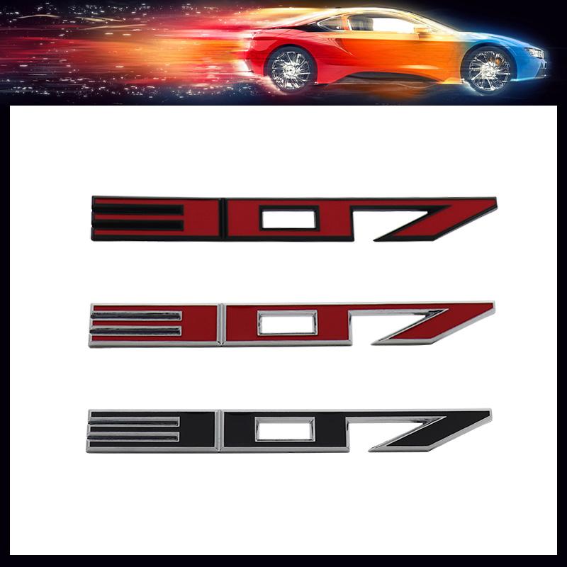 3D Premium 307 for car Hood Fender trunk Tail Rear Bonnet Nameplate Decal Emblem Badge Sticker