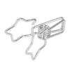 100Pcs Star   Clips Hollow Out Cartoon   Strong Clamping Sturdy Small Paper Clips for Documents Clothes Papers