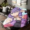 Anime Y Yuzuki Yukari Blanket For Sofa Office Bed Plane Travel Sleep Read Relax Camping Soft And Warm