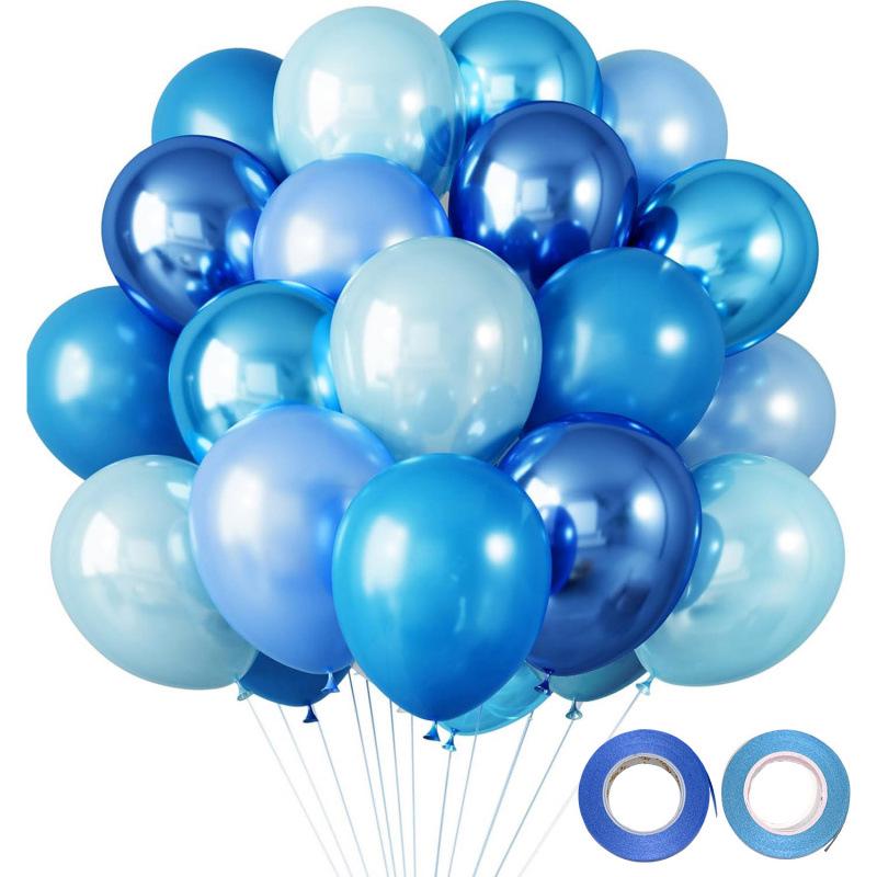 12-Inch Sequin Metallic Latex Balloons, 30pcs - Perfect for Birthday Party Decorations