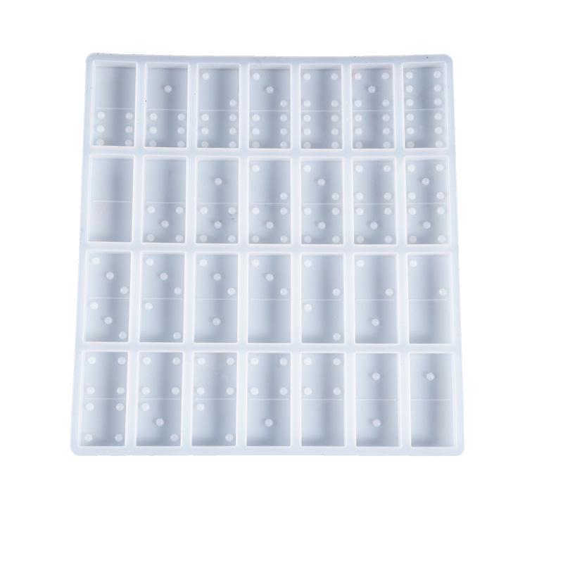 Mohn DIY Kristall Epoxy Dominoform für kreative Heimdekoration
