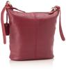 Peaks Peak Women's Cowhide Shoulder Bag, YT-3933, Red