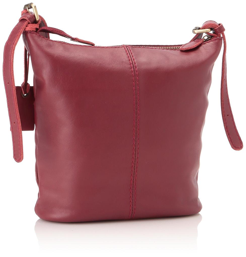 Peaks Peak Women's Cowhide Shoulder Bag, YT-3933, Red