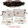 1/2pcs Small And Large Storage Organizers With Cord, Bag With Multi-Pocket Lining, Lightweight Portable Travel Storage Bag,