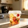 Food Grade Plastic Tubs 2PCS Round Buckets, with Lid And Handle Disposable Containers, Rice Flour Containers Stackable Food-grade Storage Pails,