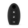 Silicone 3 Buttons Car Key Cover Case For Nissan Teana X-Trail Qashqai Livina Sylphy Tiida Sunny March Murano Geniss Juke Almera