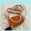 2024 New Trendy Pearl Chain Shoulder Bag Street Fashion Crossbody Handbag