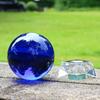 Wholesale Transparent Decorative Purple Pink White Green Yellow Red Blue Black Clear K9 Colored Crystal Glass Balls Solid