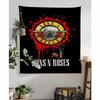 Cool Band GGuns N Roses Hanging Bohemian Tapestry Bohemian Wall Tapestries Mandala Kawaii Room Decor