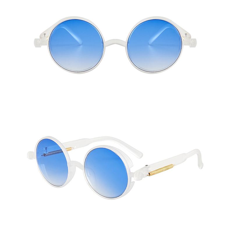 Round Sunglasses Steampunk Men Women Fashion Glasses Brand Designer Retro Vintage Sunglasses UV400