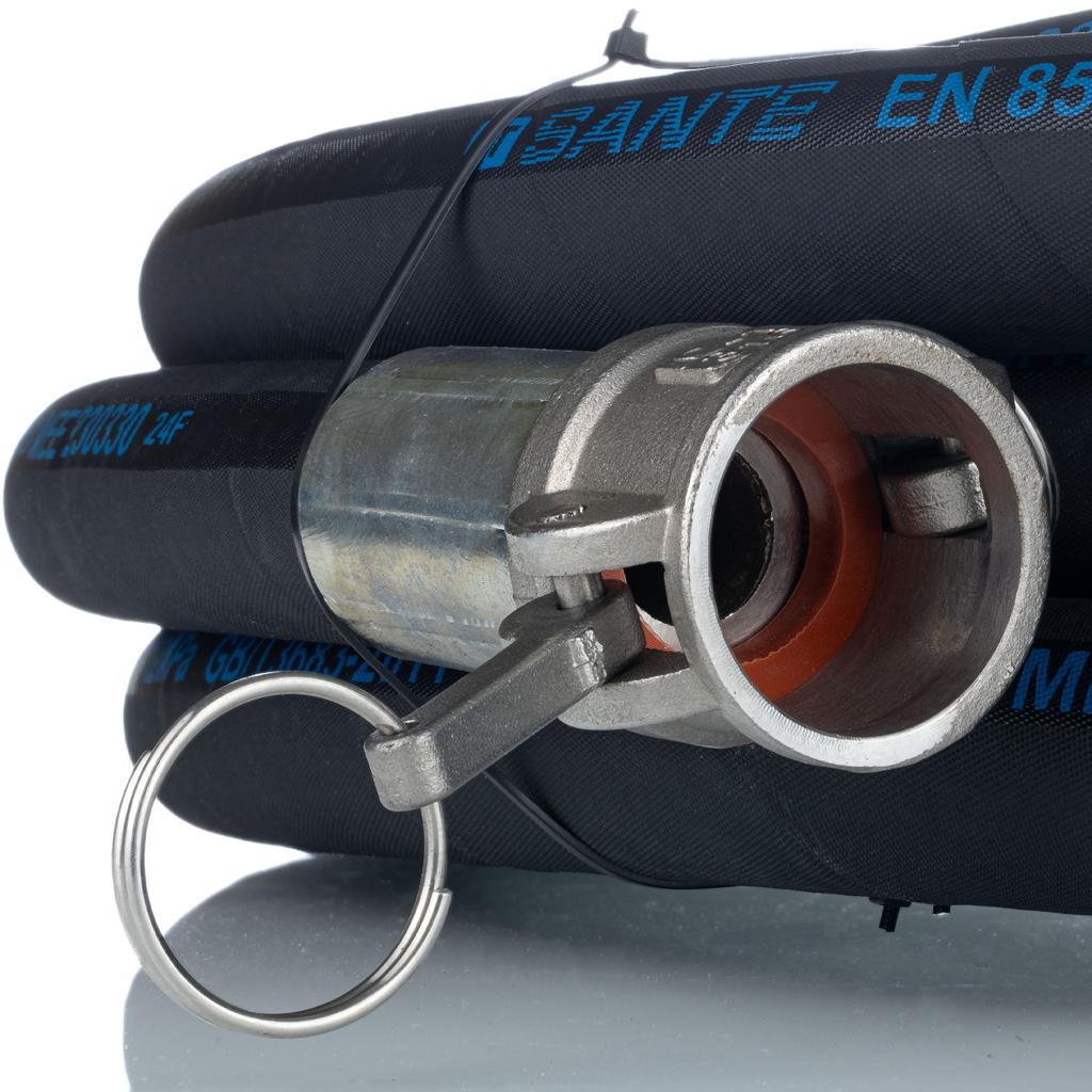 Rosfix Putzschlauch DN25 für Putzmaschine – Länge 10M | Max. Ciśnienienie Robocze 40 Bar | Złączki Camlock Zakuwane Hydraulicznie