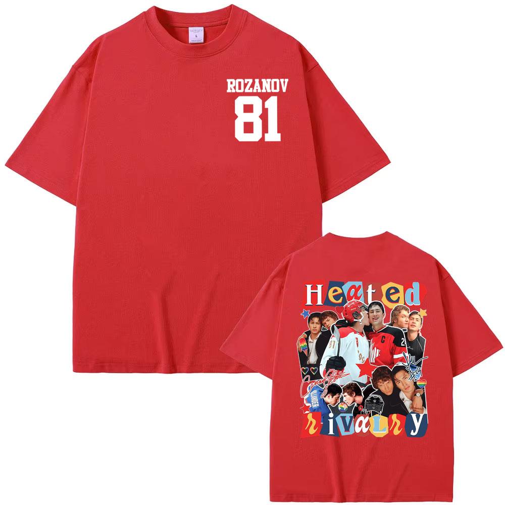 TV Heated Rivalry Hollander Ilya Rozanov Tshirts Men Women Oversized Vintage Tshirt Fashion High Quality Summer Cotton T Shirts