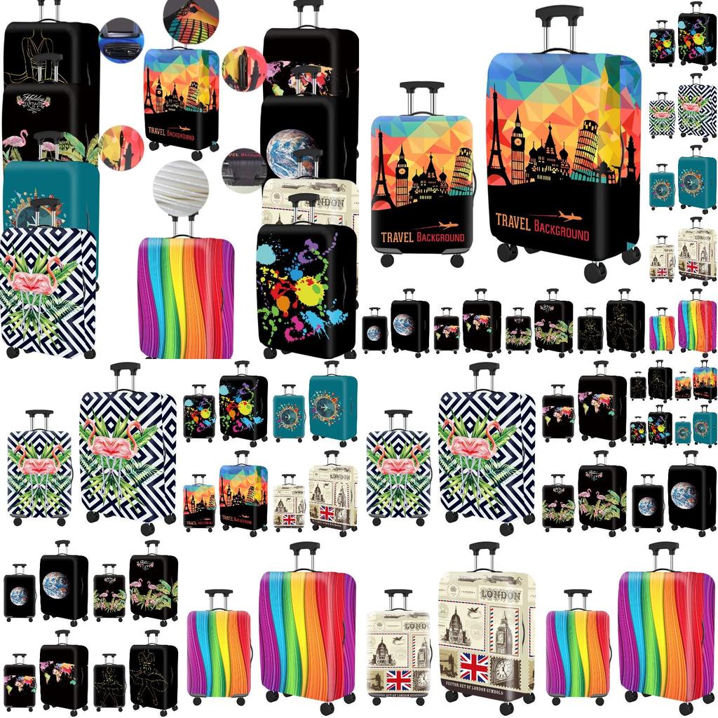 High Elasticity Thickened Dustproof Luggage Protector For Suitcases Protect Your Luggage In Style!