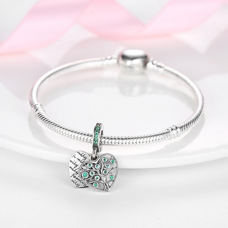 copper Tree of Life Collection Charm Bead Charms Compatible With Authentic Bracelets Necklaces Pendant Jewellery Women Gift