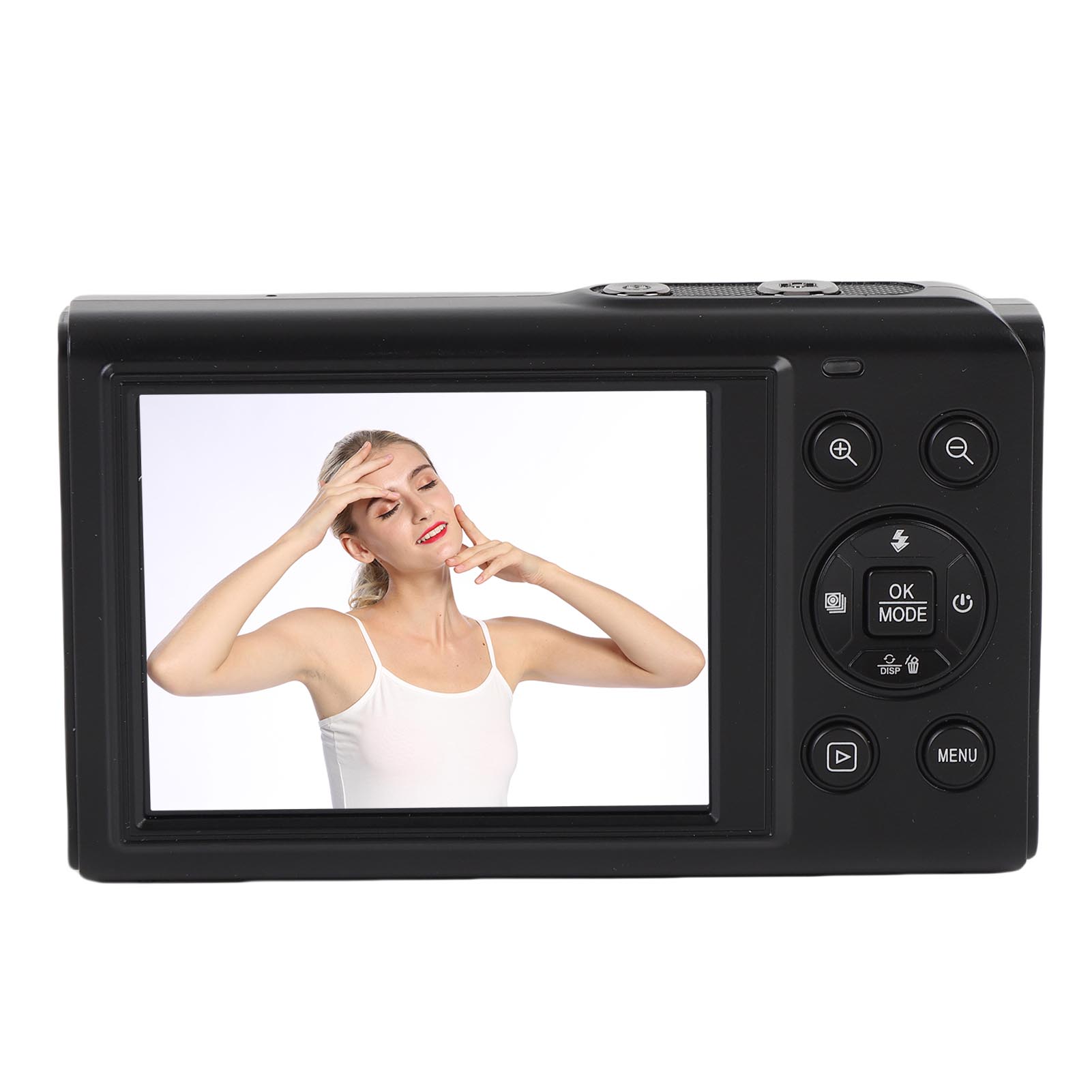 

5K Dual Screen Digital Camera 18X Zoom 80MP WiFi Vlog Photography Camera AF Auto Focus with 32GB Memory Card чорний