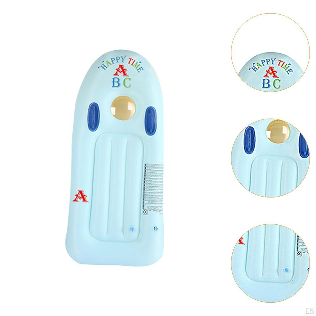 Kids Inflatable Surfboard Pool Raft Boys Girls Lightweight Surfing Body Board Water Float