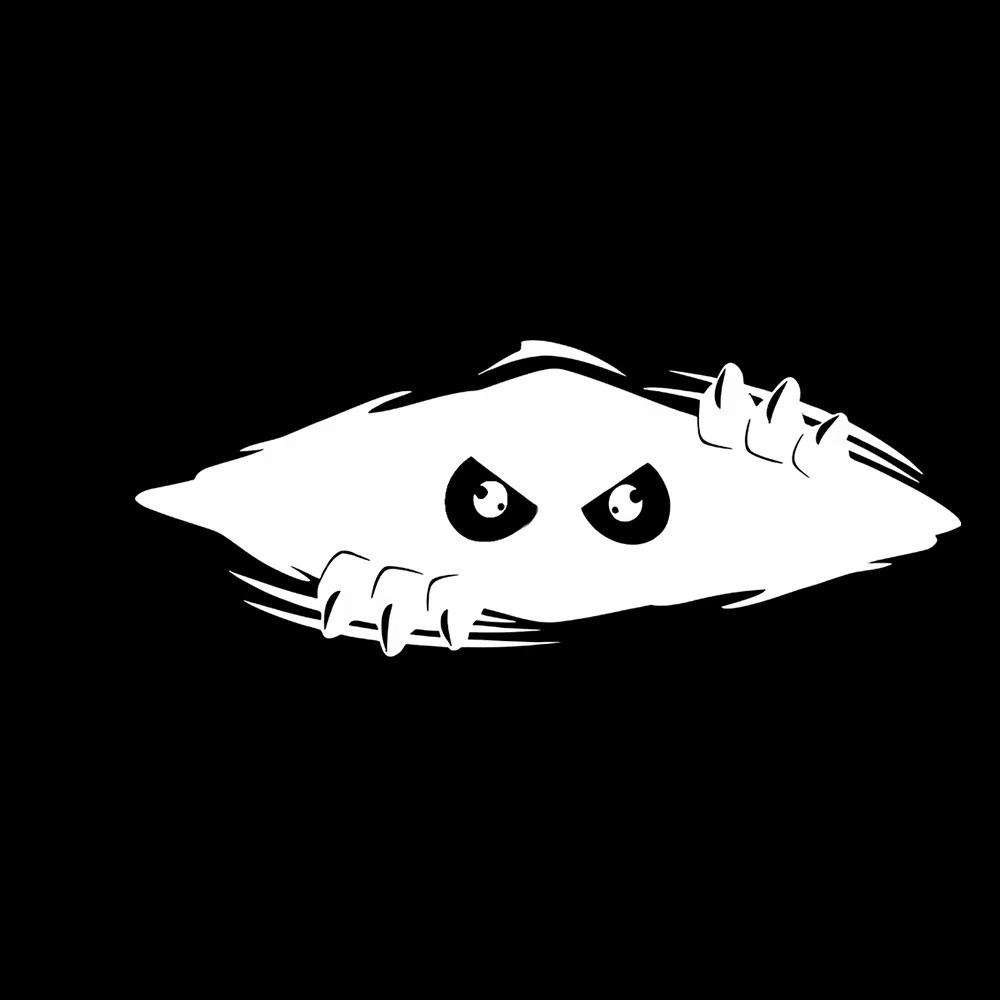 

LYKX Funny Peep Monster Sticker Car Body Dents Scratches Cover Vinyl Film Decoration Stickers Auto Styling Decals 16CM X 6.1CM белый