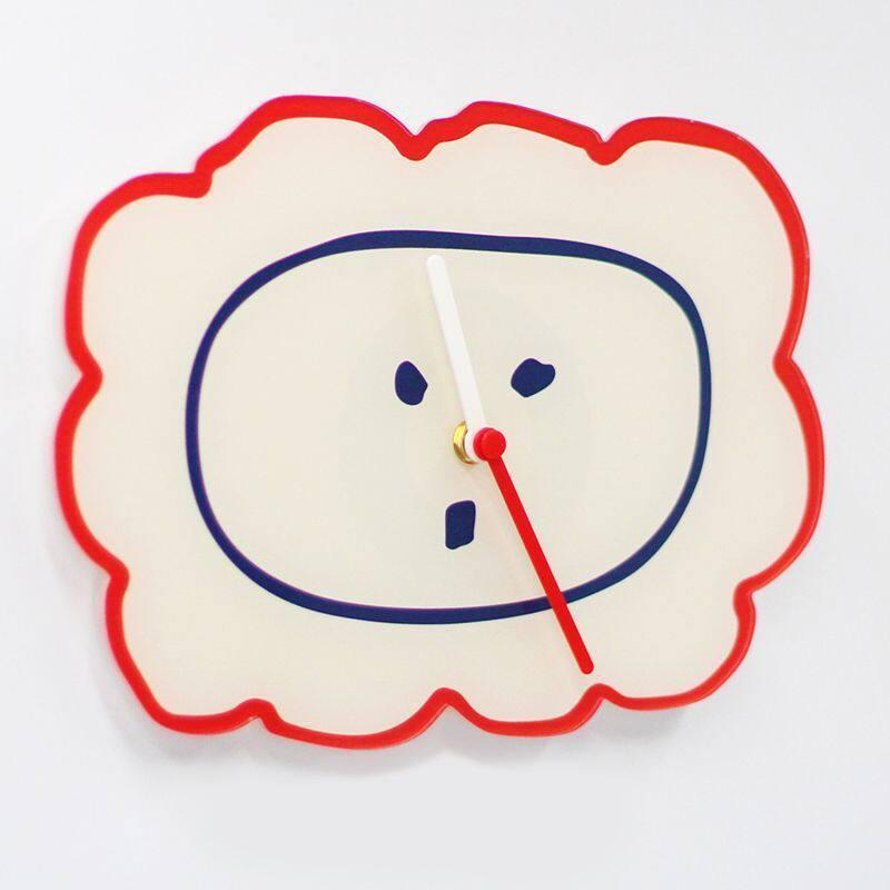 

Korean Cute Anime Silent Wall Clock for Living Room or Bedroom Other