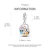 Original Charms Copper Creative Balcony Cat Flowers Beads Fit Platabracelets For Women Jewelry Making Gifts