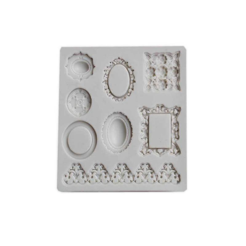 Cake Decorating Tool Crown Frame Jewelry Relief Bee Key Fondant Sugar Mold