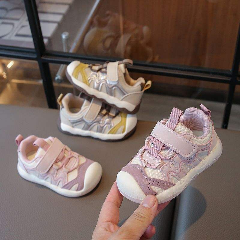 New shoes baby 2025 shoes autumn soft sole children's non-slip functional sports shoes girls and boys super soft