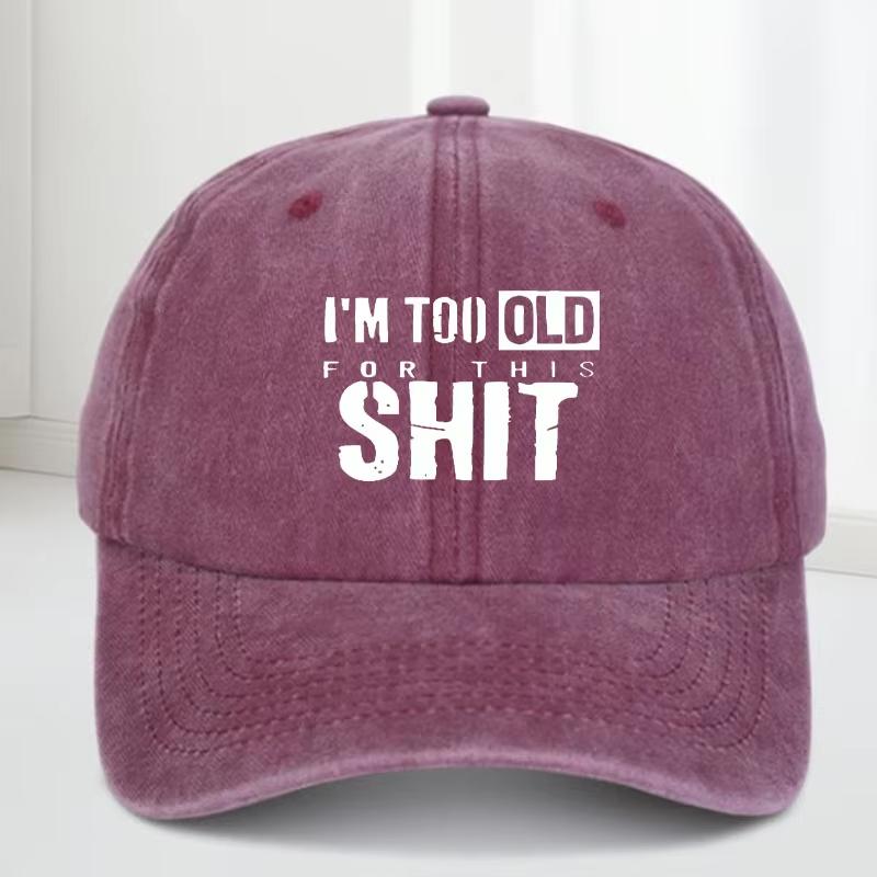 A Unisex's retro-style adjustable baseball cap with adjustable size, suitable for all seasons.