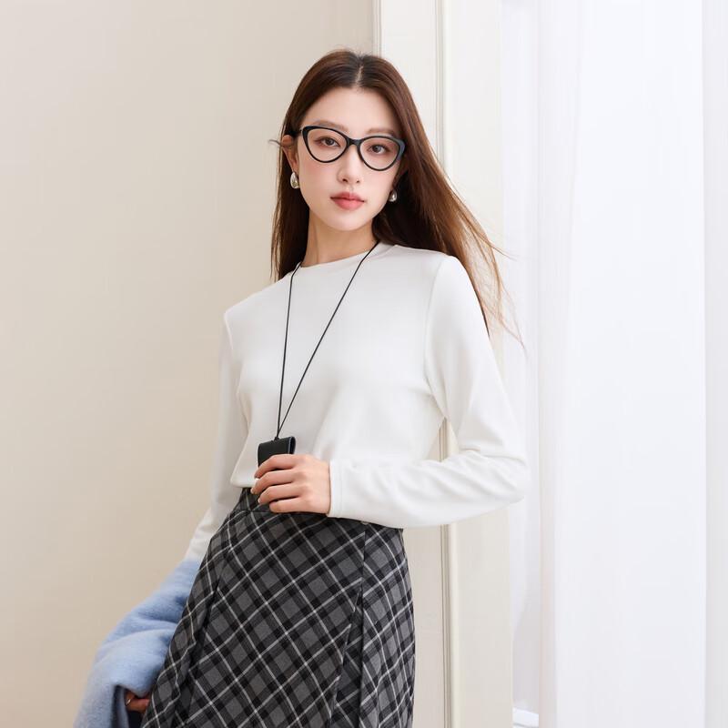 

Женская бархатная футболка с круглым вырезом и длинным рукавом Sancai 2XL