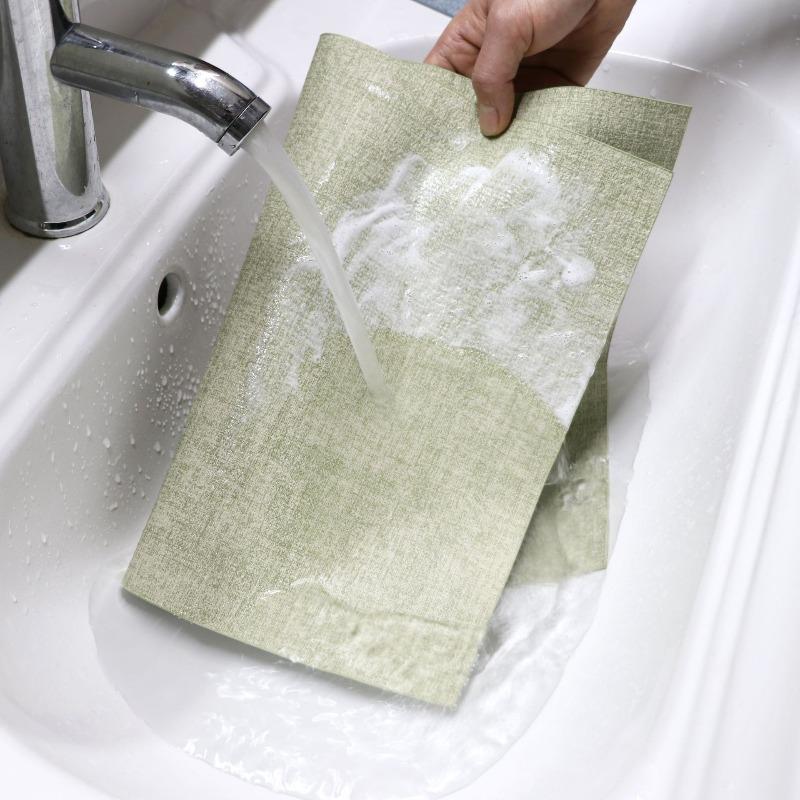 Nordic washable placemat waterproof anti-scalding and heat-insulating mat home high temperature resistant leather placemat spot
