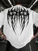 Gothic Wingback Print 100 Cotton Men Woment Tshirt Summer Autumn Daily Outdoor Sports Party Casual Loose Street Short Sleeve