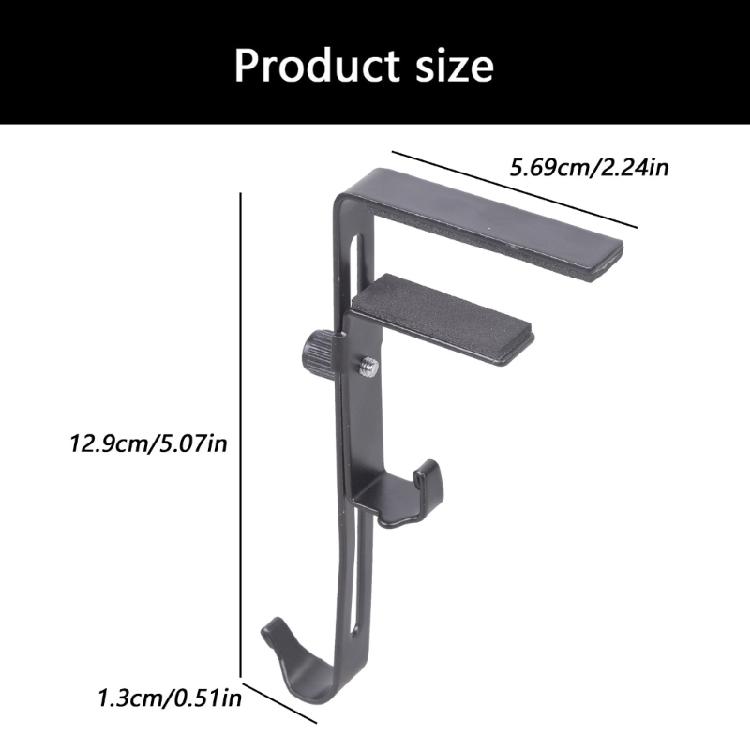 Practical Adjustable Mantel Hook Drillless Installation Slip Proof Iron Christmas Decors Holder Fireplaces Hook