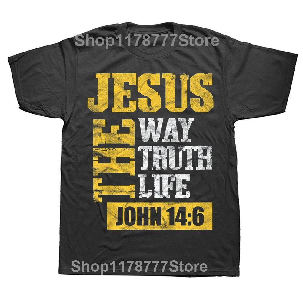 Deadlift Jesus  Weightlifting Funny Gym T Shirts Graphic  Streetwear Short Sleeve Birthday T-shirt Mens Clothing