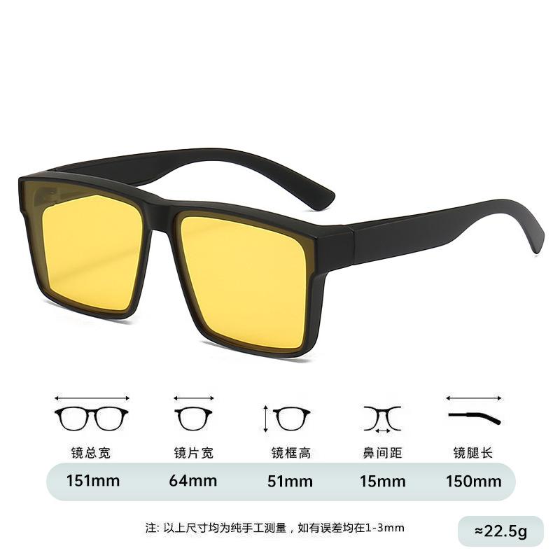 

Fashion Uv Resistant Men And Women Drive In Summer Prevent Strong Light Eyeglasses Can Be Fitted With Myopia Eyewear Sunglasses 1PC