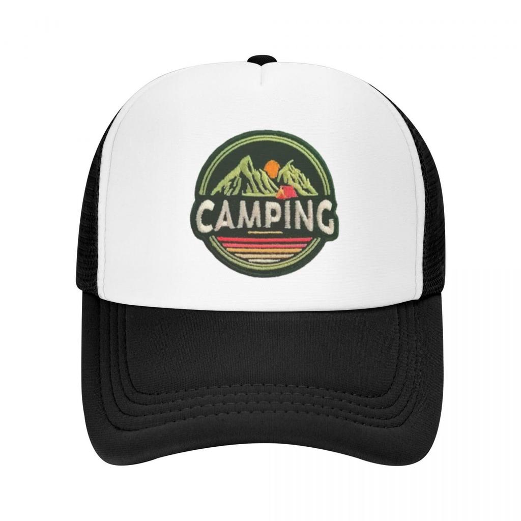 Camping Mountains Sunset Summer Mesh Baseball Caps Men High-end Male Beach Dad Hat Hip Hop Trucker Cap