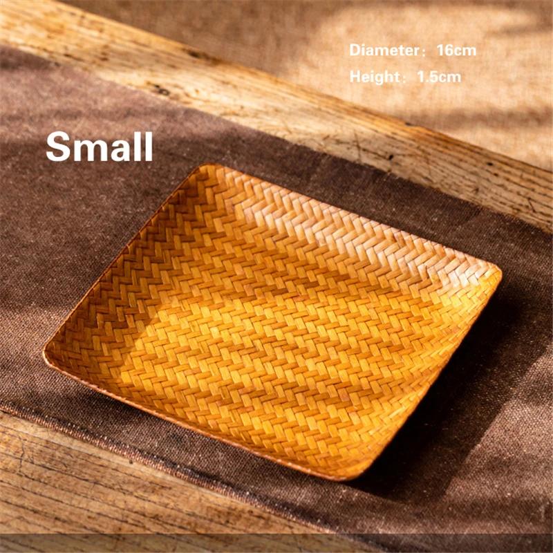 

Поднос для закусок Поднос для свадебных закусок Тарелка-шатун Плетеная бамбуковая корзинка Бамбуковая тарелка для суши Блюдо для закусок Маленький поднос для фруктов