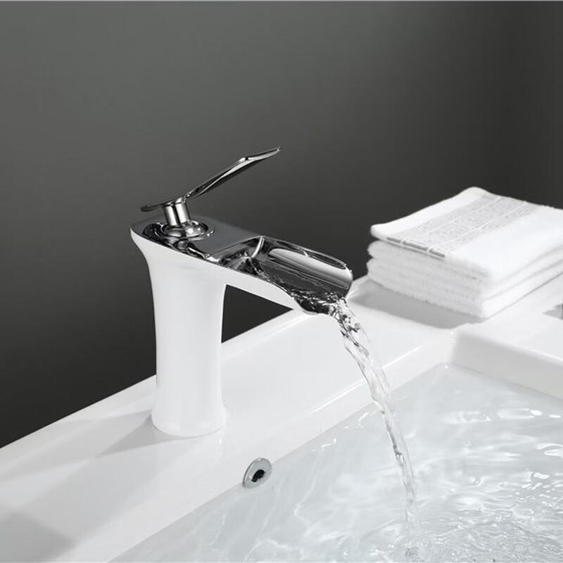 TLXT Hot & Cold Waterfall Bathroom Faucet