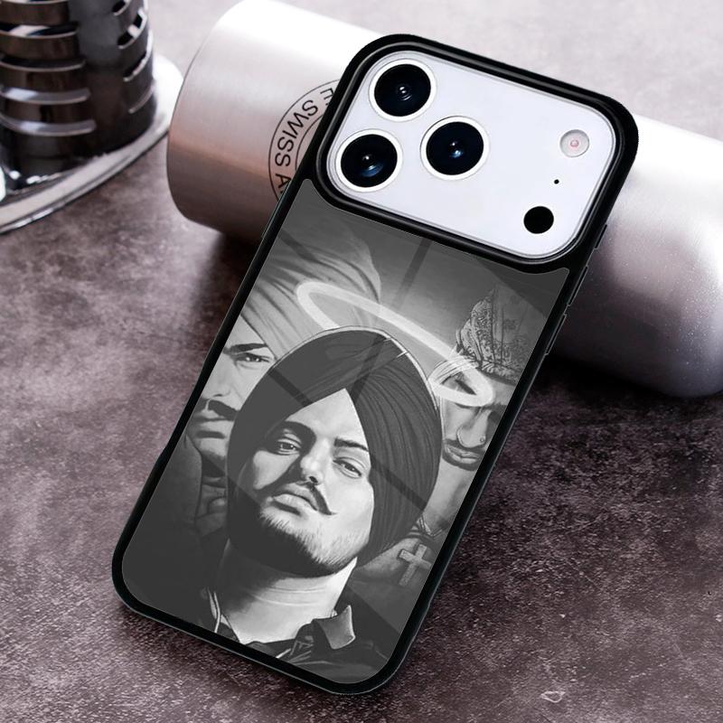 Indischer Rapper Sidhu Moose Wala Handyhülle für iPhone 17 16 15 Pro Max Air 14 13 12 11 Plus Stoßfeste Hülle