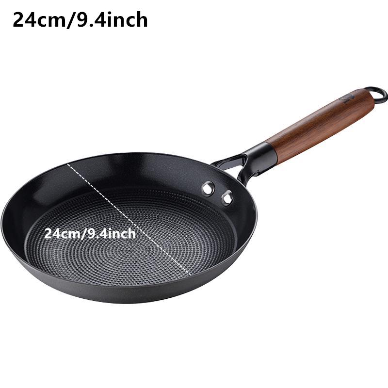 

Non Stick Frying Pans 9&10 inch Cast Iron Skillet Dishwasher Safe Pig Iron Frying Pan Detachable Handle Honeycomb Chefs Pan