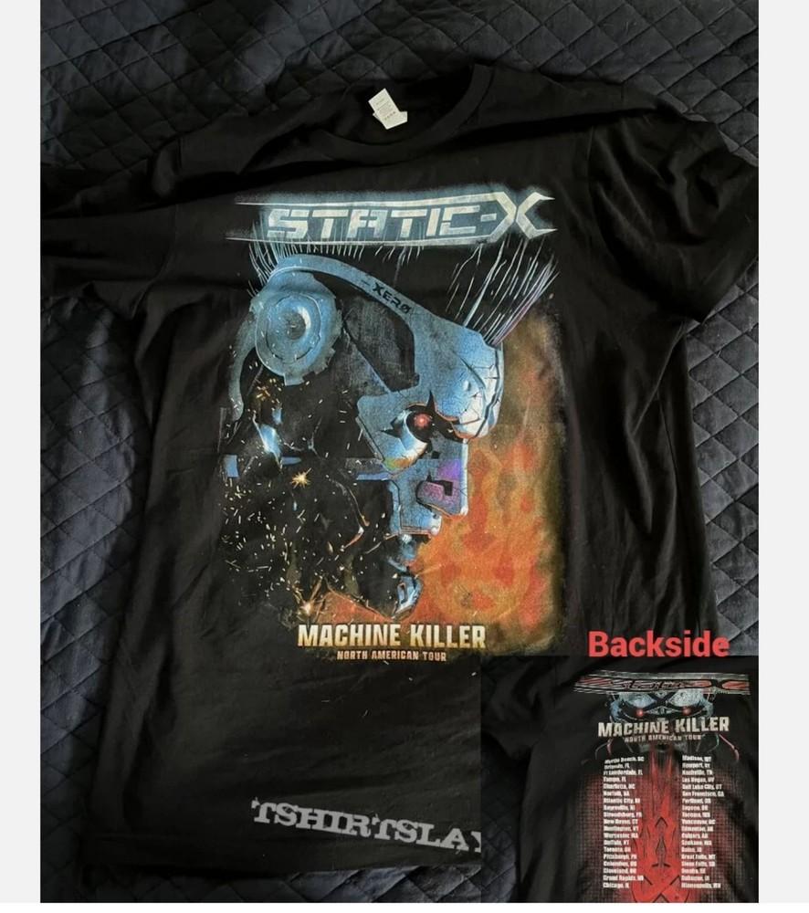 STATIC-X STATIC X MACHINE KILLER TOUR CONCERT SHIRT SIZE S-5XL Unisex T-Shirt XXXXL