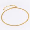 2026 New 18k Gold Plated Chain Necklace Women with Cubic Zircon,Green Stone Rainbow CZ Snake Necklace Adjustable Choker Jewekry