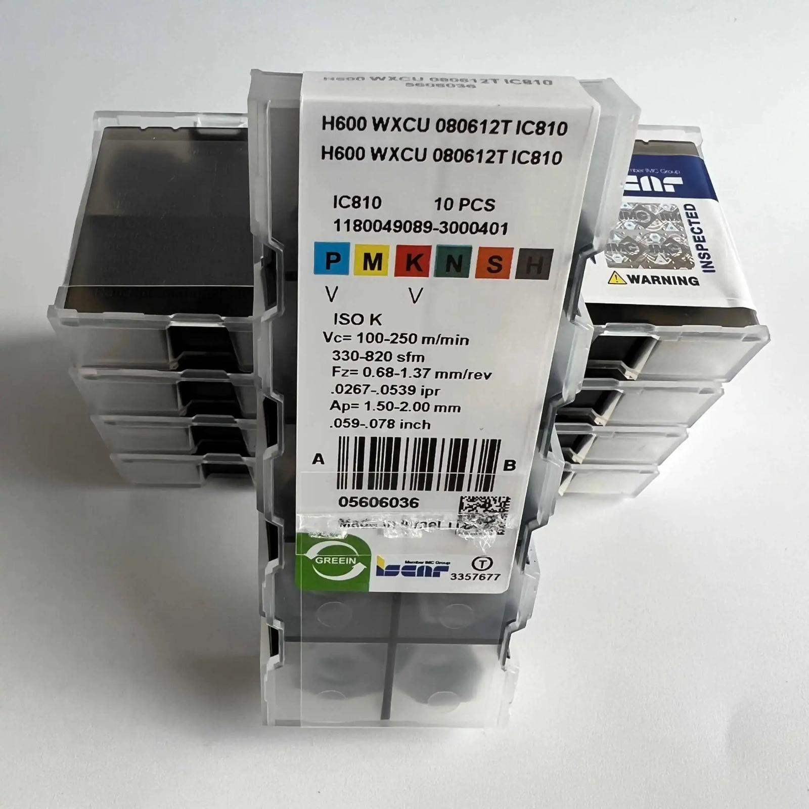 

H600WXCU080612T IC810 Industrial indexable carbide inserts 10 Pcs