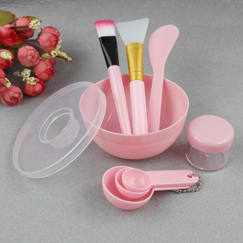Pleťový kartáč Maska Miska Lžíce Sada Maska Tyč štětců DIY Kosmetické nástroje Míchací nástroje Péče o pleť Potřeby pro make-up Žena Pomůcky na obličej