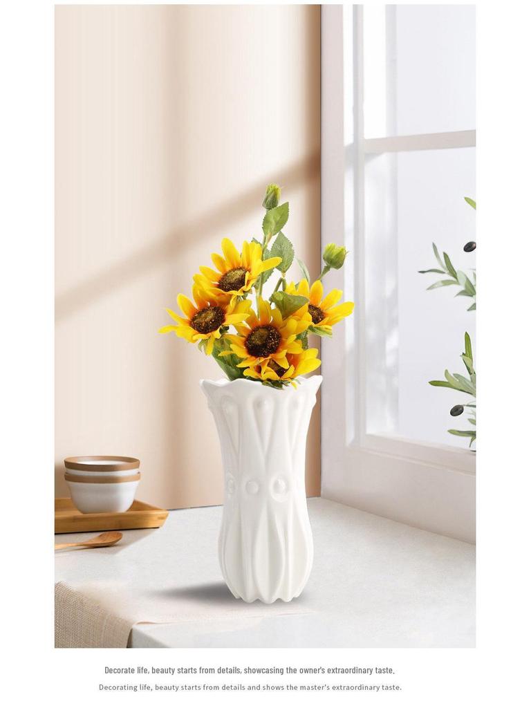 Nordische Keramikvase: Modernes Künstlerisches Blumenarrangement Heimdeko Auslage