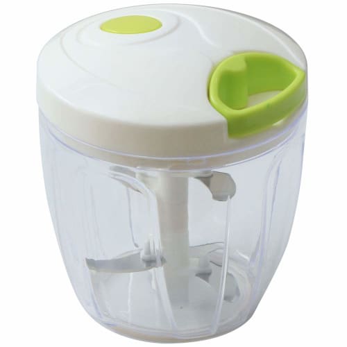 Iris Plaza CTC-A370 Food Processor, 900ml, Washable Lid, White, Includes Cutter and Mixer, Adjusts Fineness to Your Desired Level, Easy Cleanup, Washa