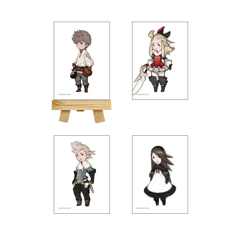 

Bravely Default Flying Fairy HD Remaster 01 [Official Illustration] Canvas Board Mini Complete Set (4-Piece Box)