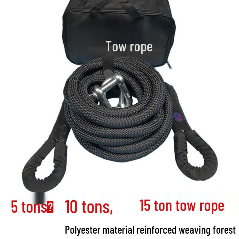Heavy-Duty Wear-Resistant Off-Road Tow Rope for Small Cars