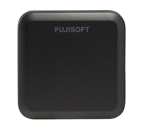 [Authorized Distributor] Fujisoft +F FS040W Mobile Router, SIM-Free, for Home, Outdoor, and Car Use, with Up To 20 Hours of Continuous Communication