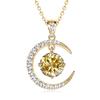Sterling Silver Moissanite Necklace for Women High-end Design Pendant Niche Smart Clavicle Chain Female Fine Jewelry