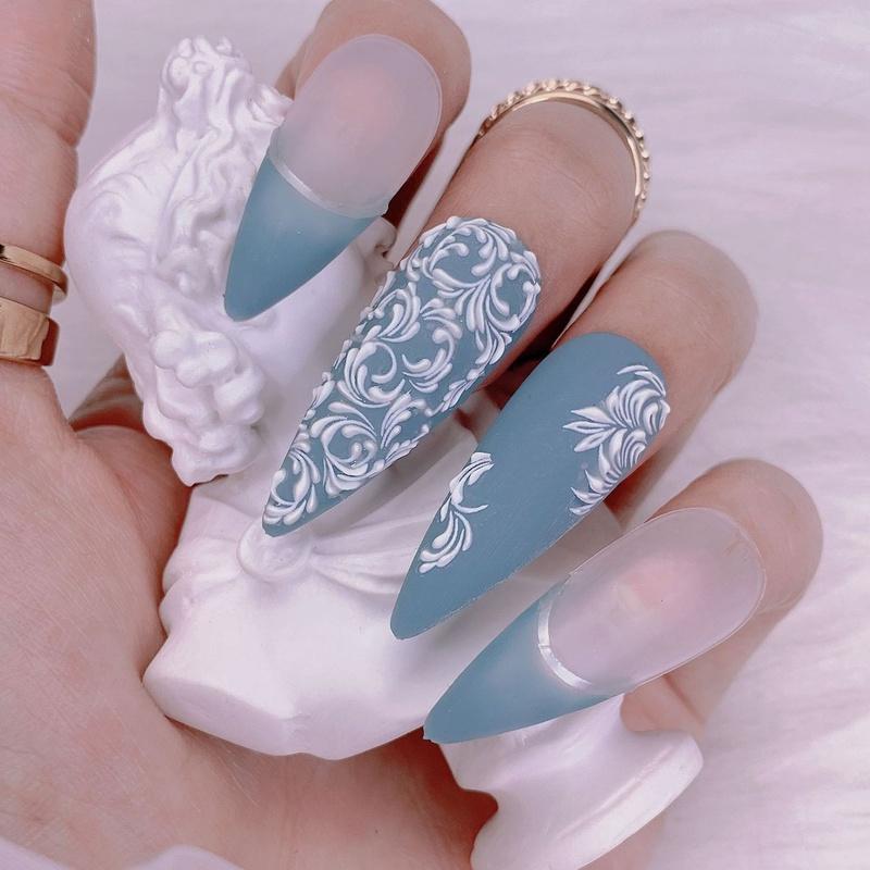 1pc Nail Stamping Platte Nail Art Vorlage 5D Rose Blume Schmetterling Stamping Bild Platte Nagel Werkzeuge