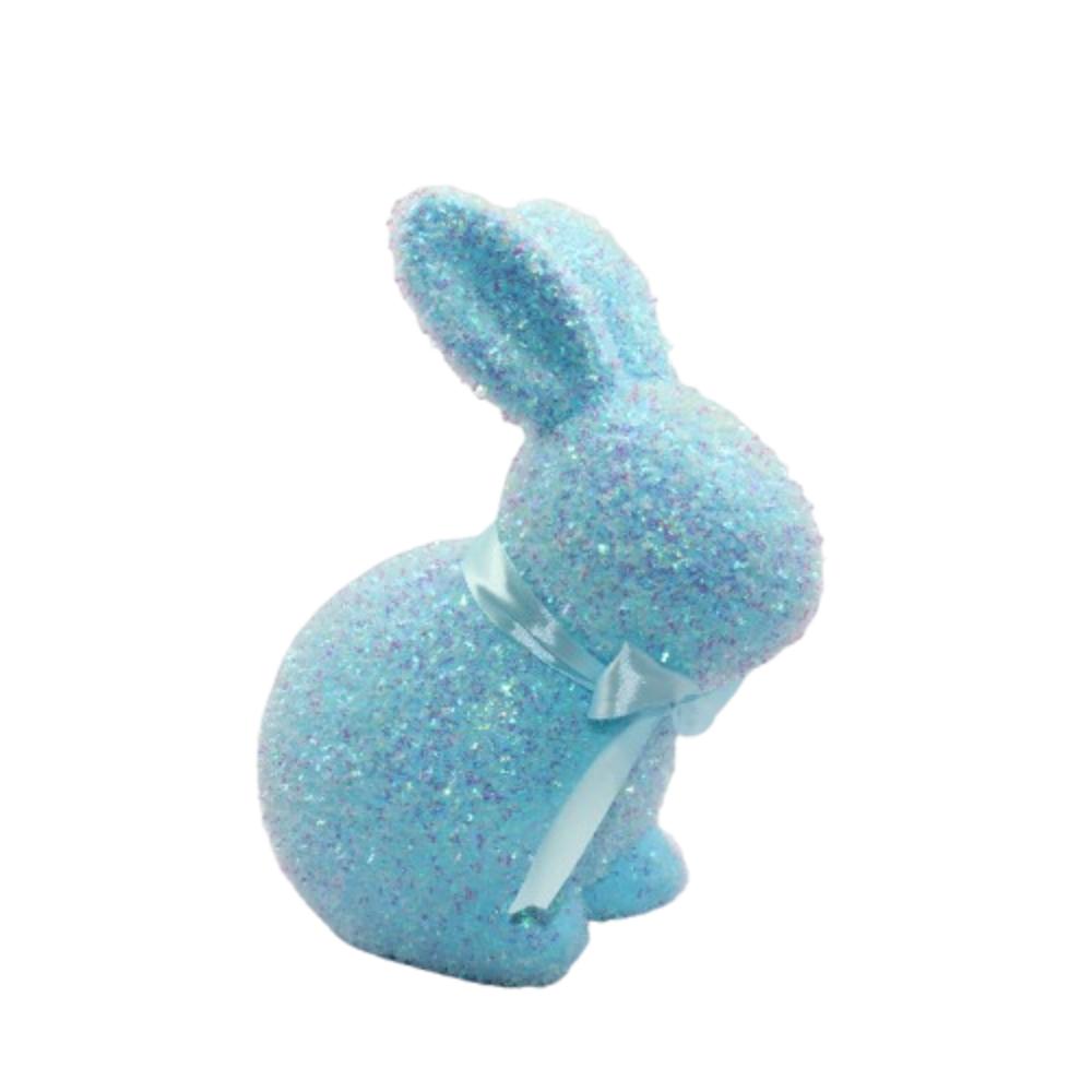 Симуляция Кролик Пасхальная Фигурка Ручной Работы Мультяшный Кролик Фигурка Пасхальная Вечеринка синий